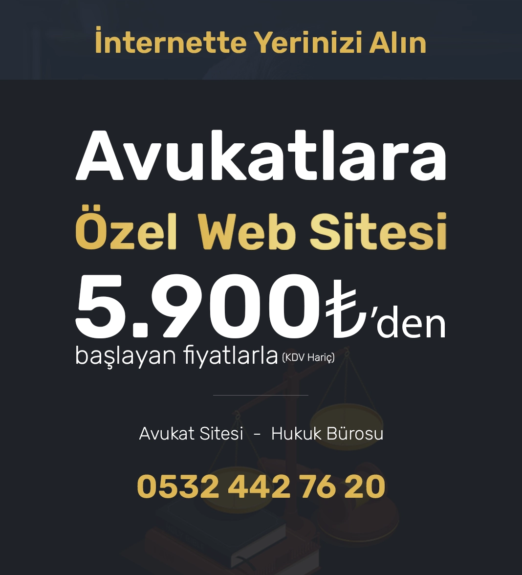 avukatlara özel web sitesi